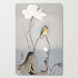 Ohara Koson - Kingfisher with Lotus Flower Cutting Board
