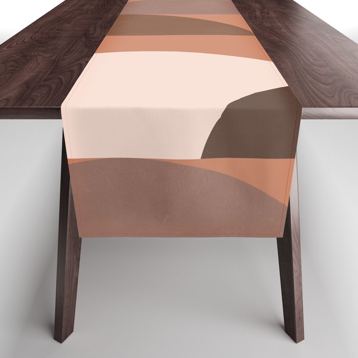 Abstraction_Mountains_Bohemian_MInimalism_001 Table Runner