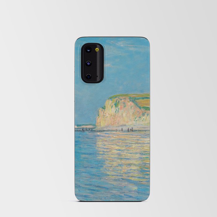 Low Tide at Pourville, Claude Monet Painting Android Card Case