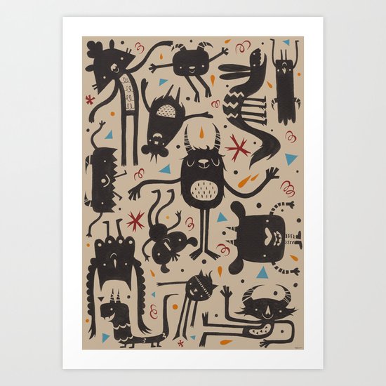 Topsy Turvy - Light Art Print