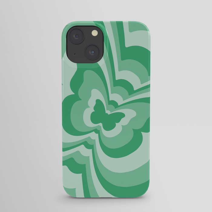Minty Fresh Butterfly Beat iPhone Case