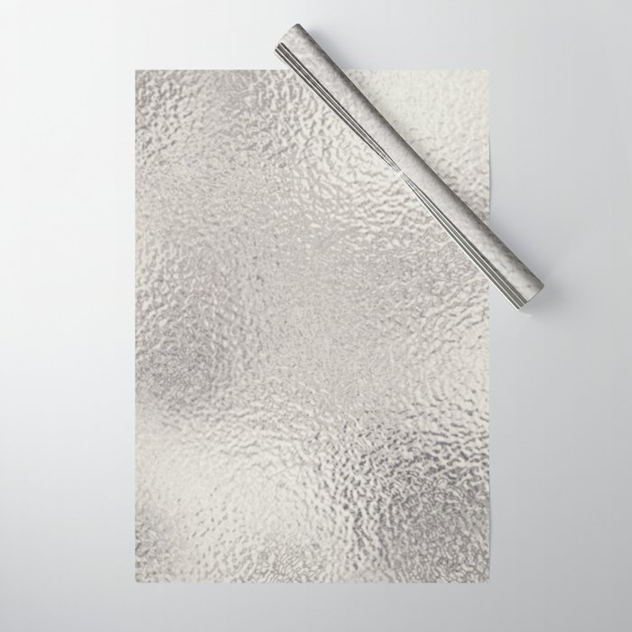 Simply Metallic in Silver Wrapping Paper