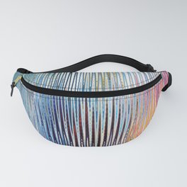 Colorful Fine Line Marble Pattern Fanny Pack