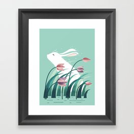 Rabbit, Resting Framed Art Print