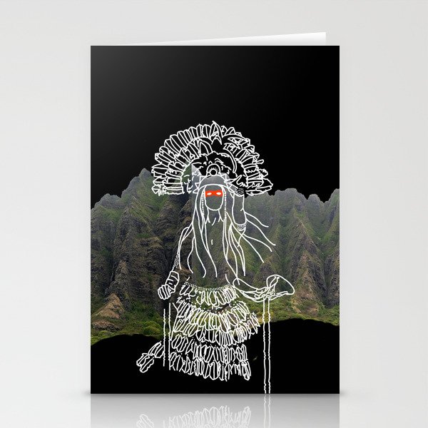 rocky mountain woman Stationery Cards