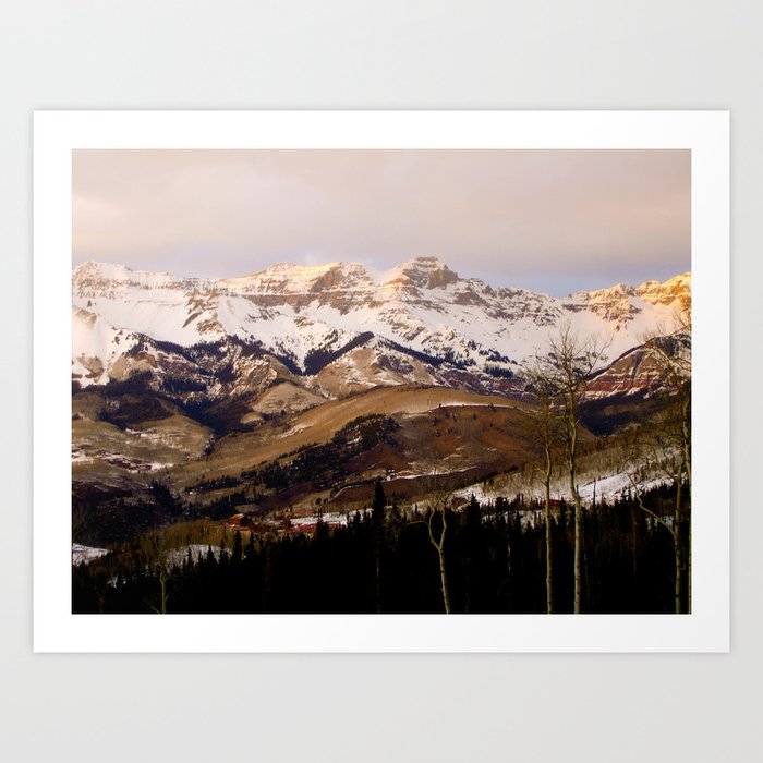 Telluride Mountains Art Print