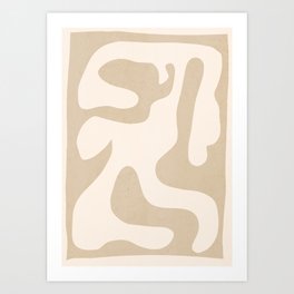 Modern Abstract Shapes 75 Art Print