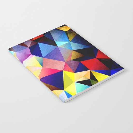 Abstract Triangles And Texture Notebook