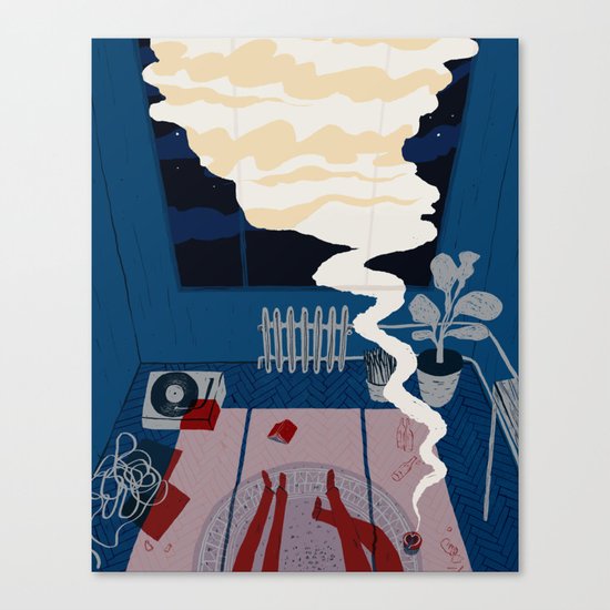 Midnight Talk Canvas Print