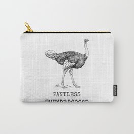 Funny Ostrich Pantless Thundergoose Animal Name Carry-All Pouch | Nature, Uniquesense, Graphicdesign, Funny, Animal, Ostrichlover, Bird, Allegedlyostrich, Thundergoose, Emu 