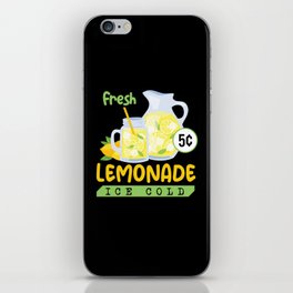 Fresh Lemonade Ice Cold Lemonade iPhone Skin