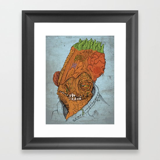 It's A Trap Framed Art Print