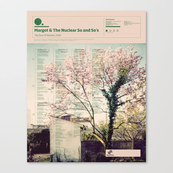 The Visual Mixtape 2010 | The Dust Of Retreat | 19 / 25 Canvas Print