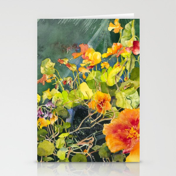 Nasturtium Garden Stationery Cards