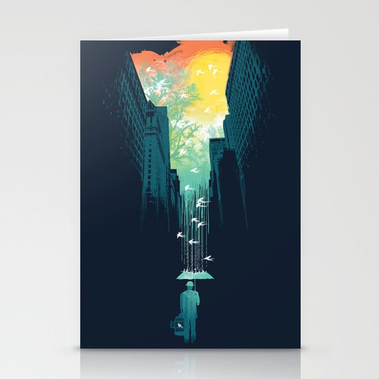 I Want My Blue Sky Stationery Cards