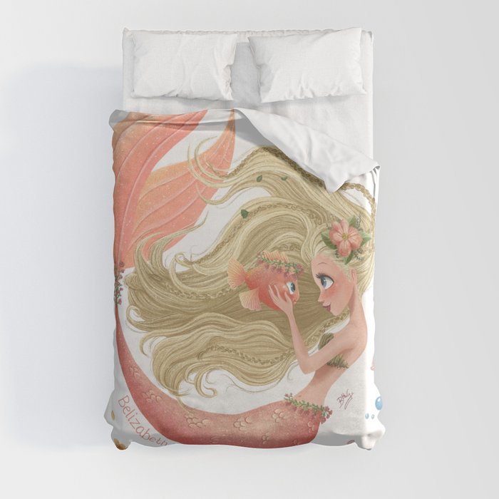 Spring Mermie Duvet Cover