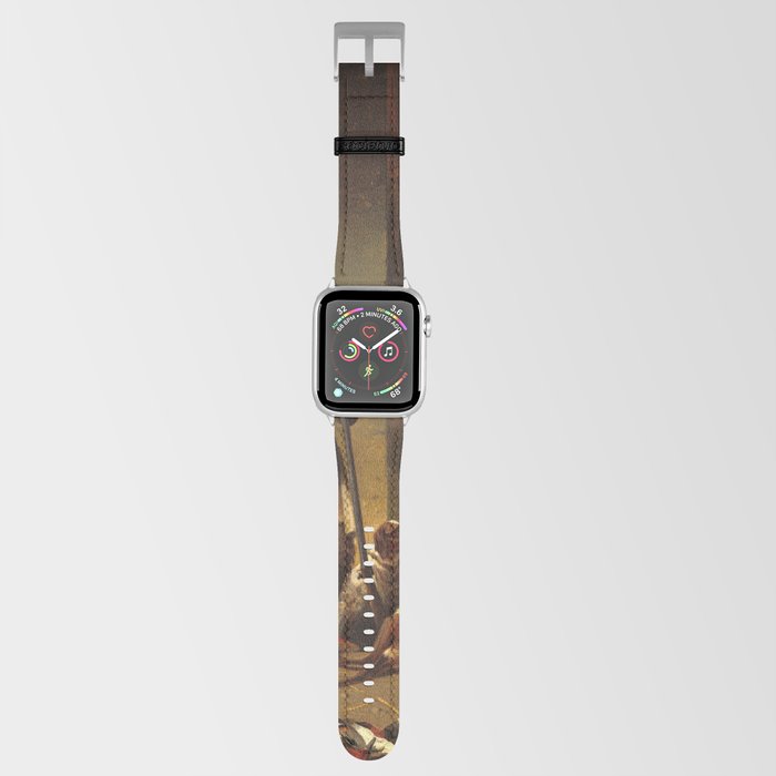 The Trapper's Cabin, 1858 by John Mix Stanley Apple Watch Band