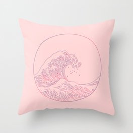 The Great Wave Throw Pillow