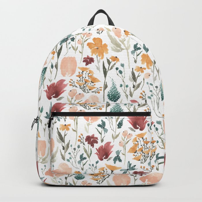 Deep Florals Backpack