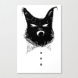 Button Wolf Canvas Print