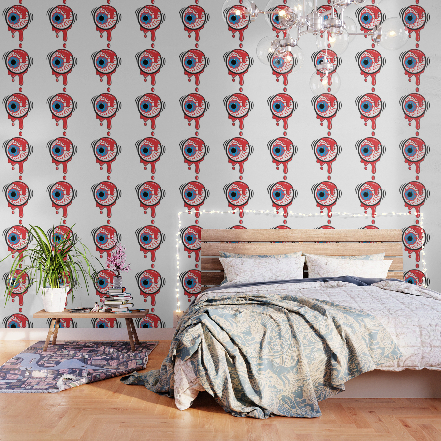 Bloody Eyeball Wallpaper By Itsmeruva Society6