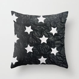 Dark stars Throw Pillow