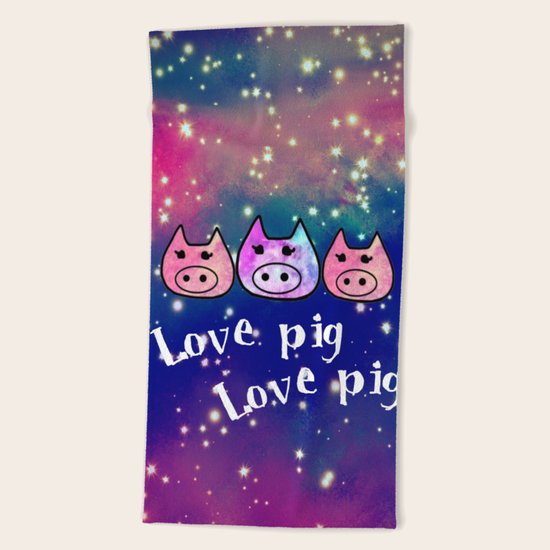 Pig-293 Beach Towel