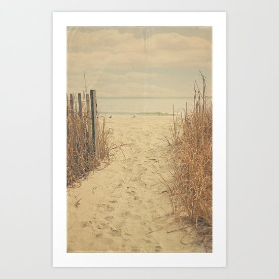 Beach memories Art Print
