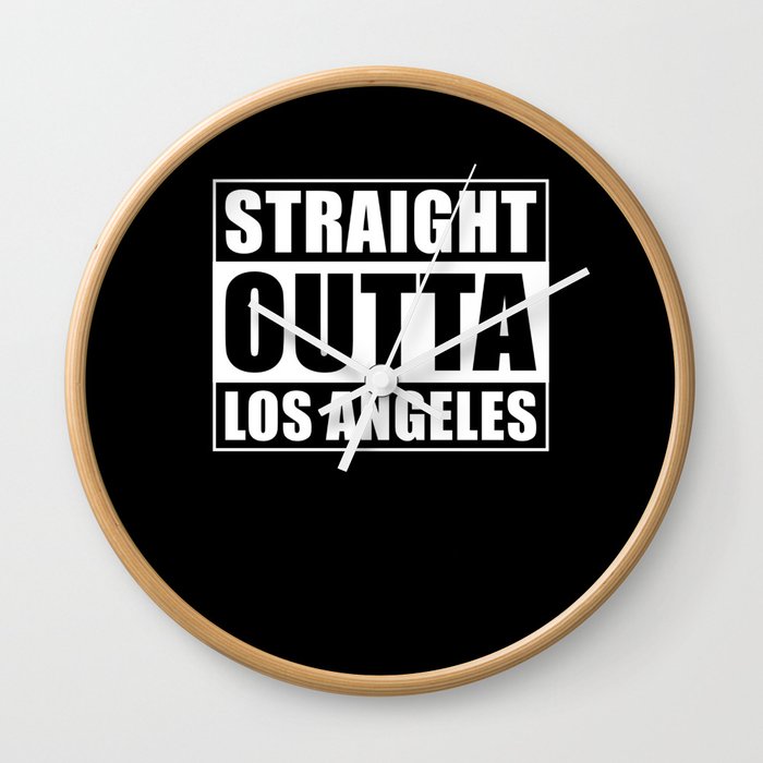 Straight Outta Los Angeles Wall Clock