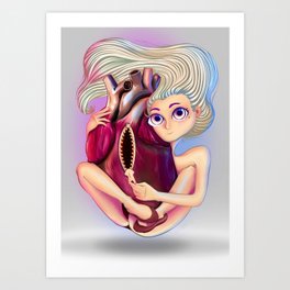 An Open Heart Art Print