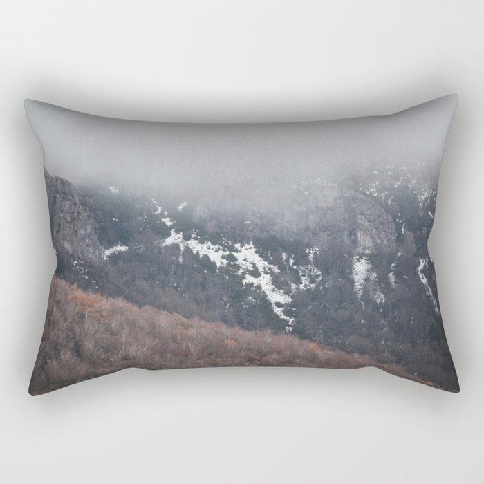 Misty Mountain /3 Rectangular Pillow