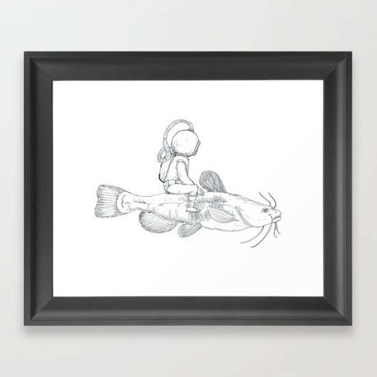 Aqua Framed Art Print