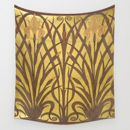 Walter Crane Rush & Iris Art Nouveau Wall Tapestry