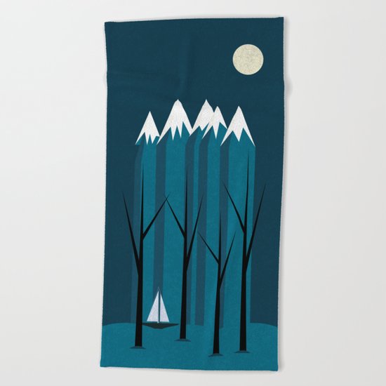 Sailing Beach Towel