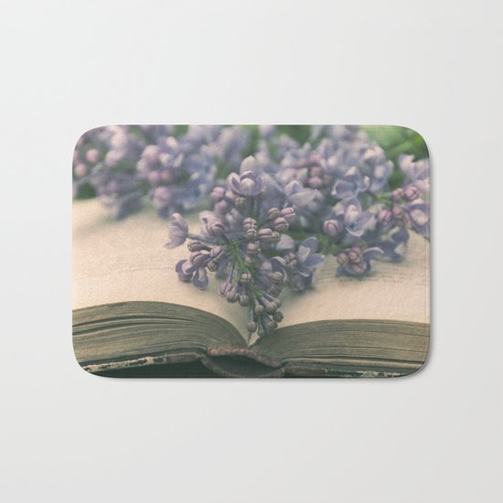Book of LOVE - Lilacs Syringa Bath Mat
