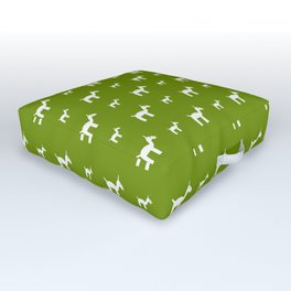 Llama 1- Green Outdoor Floor Cushion
