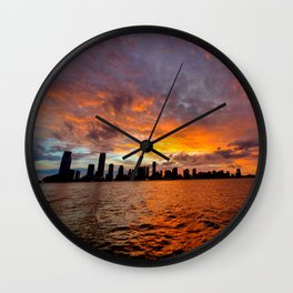 JC Sunset Wall Clock