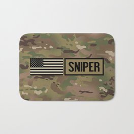 Military: Sniper (Camo) Bath Mat