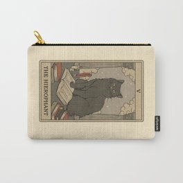 The Hierophant - Cats Tarot Carry-All Pouch