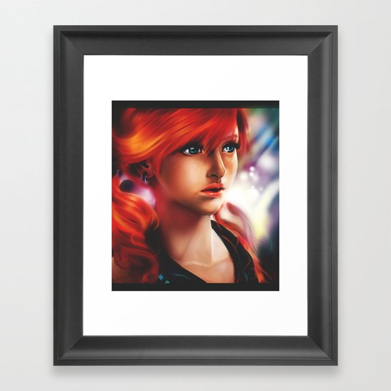 Vanille painting Framed Art Print