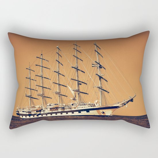 Old Ship Rectangular Pillow