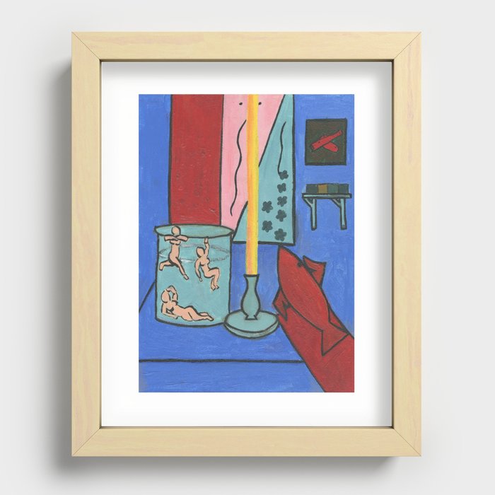 Boldfish and Sculpture Recessed Framed Print
