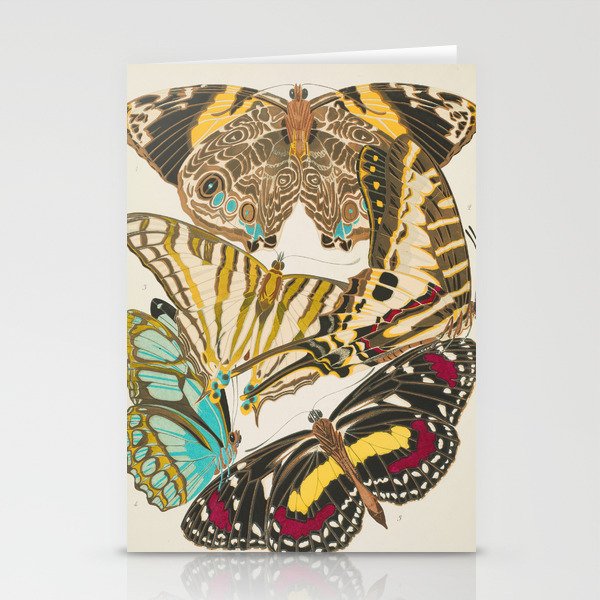 Butterfly and Moth Print by E.A. Seguy, 1925 #14 Stationery Cards