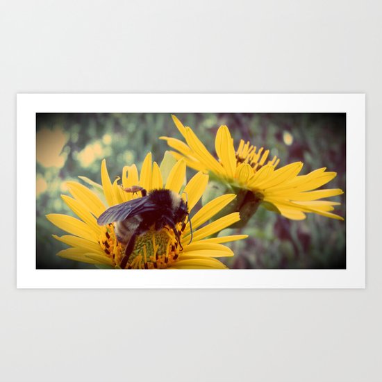 The Beez Knees Art Print
