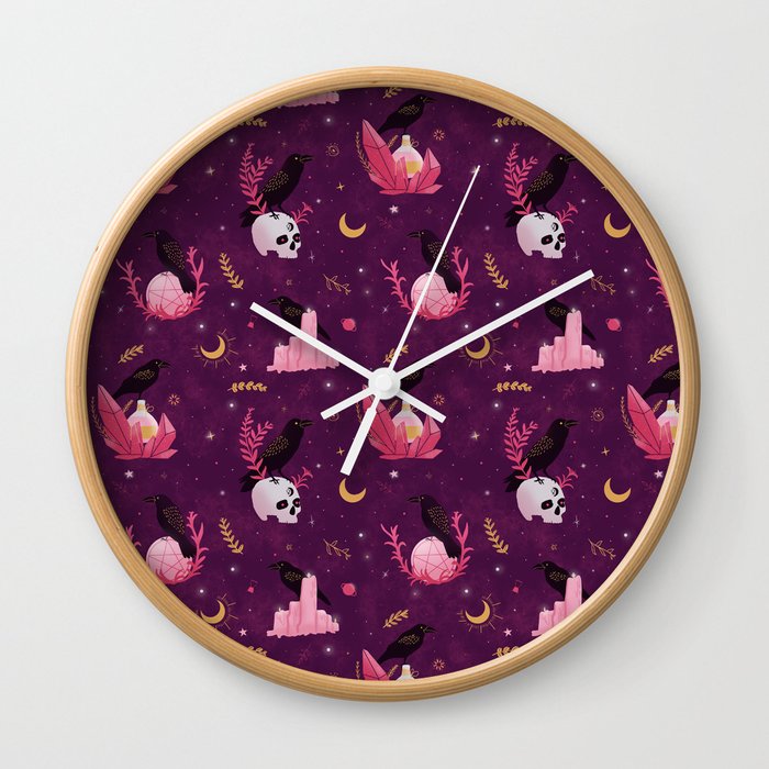 Eclectic Witch Wall Clock