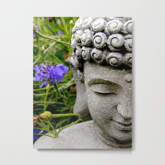 Peace Through Flowers Metal Print