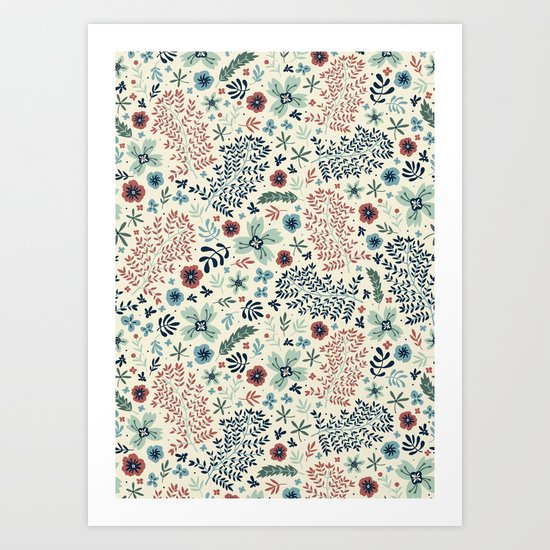 Flora Art Print