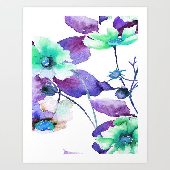 Flowers 01 Art Print
