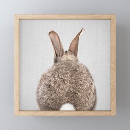 Rabbit Tail - Colorful Framed Mini Art Print