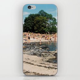 Packed Beach iPhone Skin